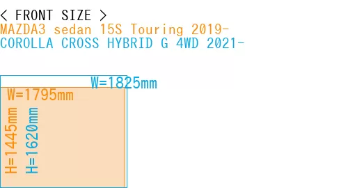 #MAZDA3 sedan 15S Touring 2019- + COROLLA CROSS HYBRID G 4WD 2021-
